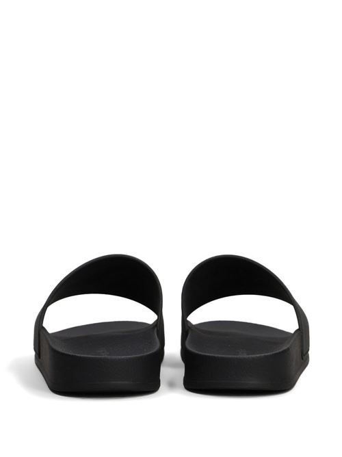 Ciabatta uomo Palm Angels nera con logo classico PALM ANGELS | PMIC017S26MAT0041001